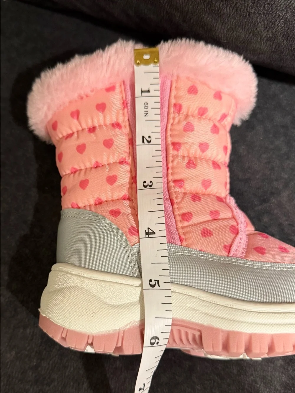 Kids Pink Winter Boots